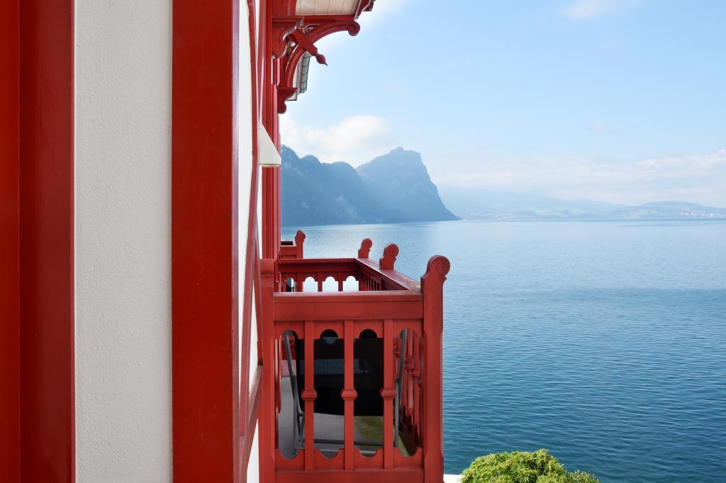 Hotel Vitznauerhof - Lifestyle Hideaway At Lake Lucerne Exteriör bild