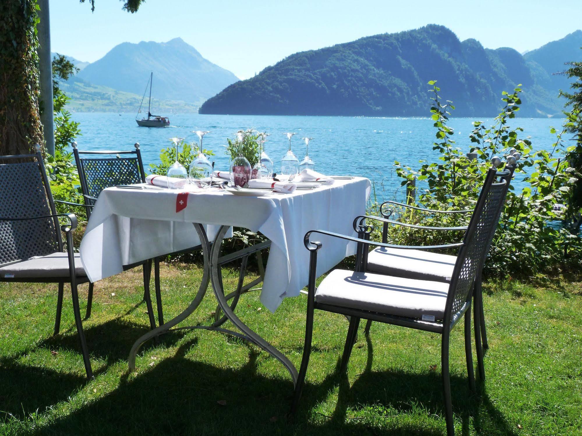 Hotel Vitznauerhof - Lifestyle Hideaway At Lake Lucerne Exteriör bild
